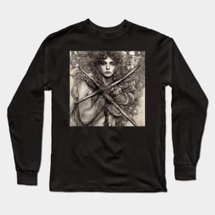 Page of Wands Long Sleeve T-Shirt